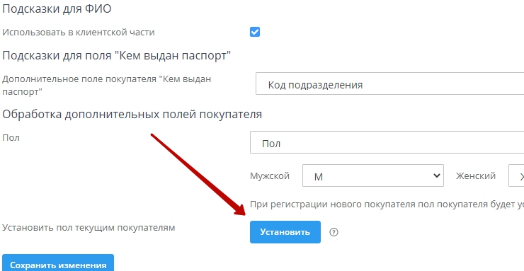 Настройка модуля "DaData" - 7337