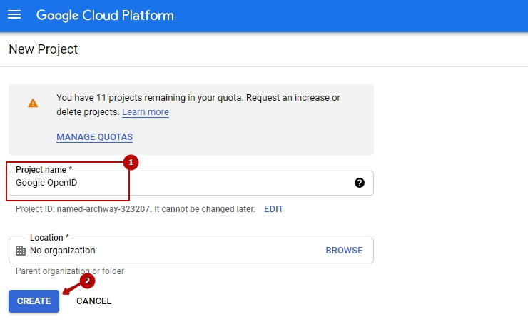 Настройка кнопок авторизации через Google - 3232