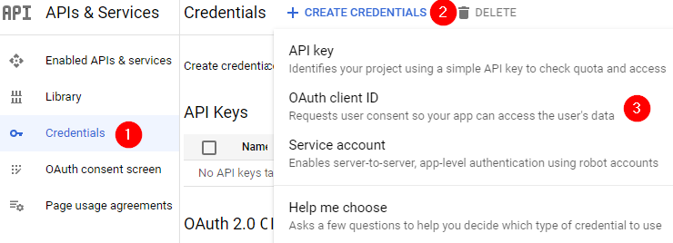 Настройка кнопок авторизации через Google - 2241