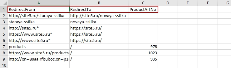 Robots.txt, карта сайта, 301 редирект - 9313
