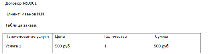 Шаблон документов - 7952