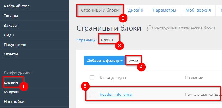 Шаблон "Atom" - 9584