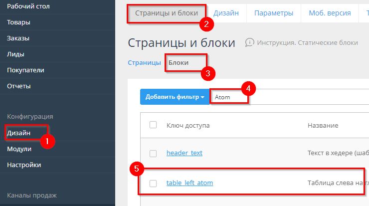 Шаблон "Atom" - 7358