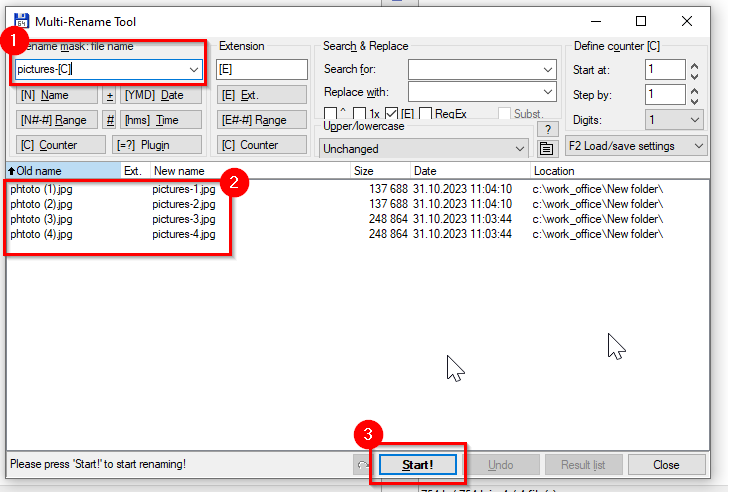 Массовое переименование фото товаров перед загрузкой на сайт - 1158