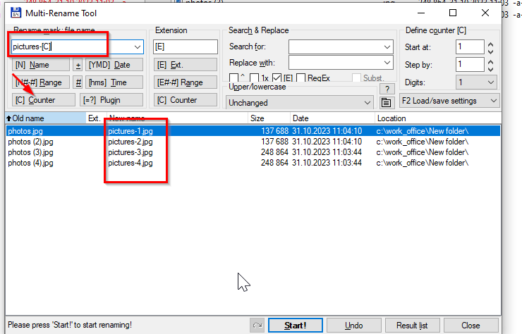 Массовое переименование фото товаров перед загрузкой на сайт - 7267