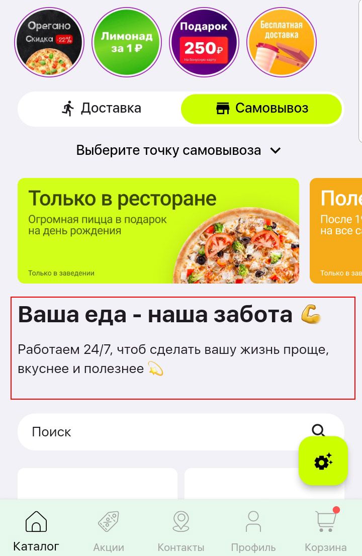 График работы в Мобильном приложении - 4956