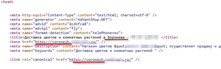 Seo параметр GEO-Name - 7764
