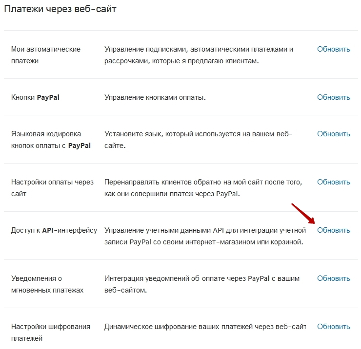 Подключение метода оплаты PayPal - 2585