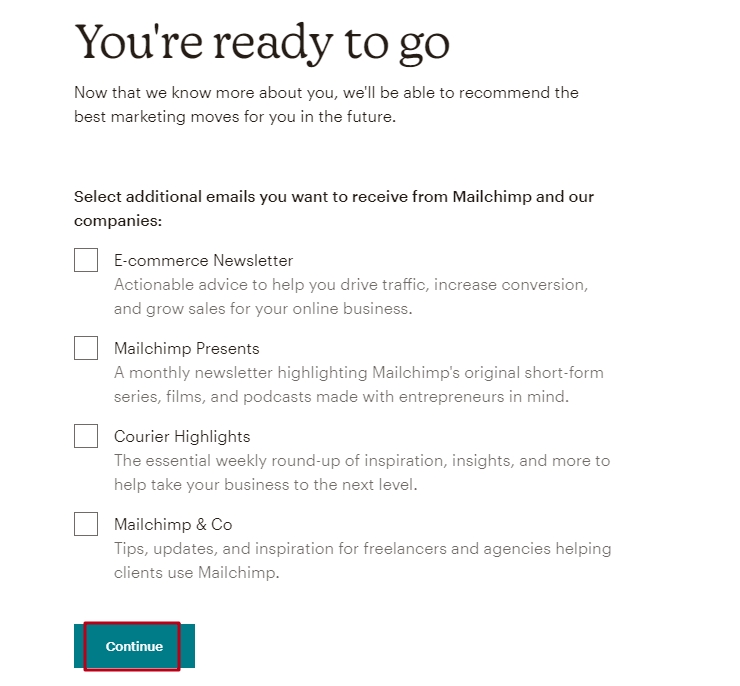Настройка сервиса рассылок MailChimp - 1517