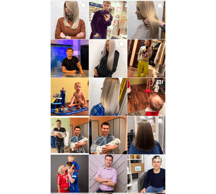 Лента, в которой смешаны рабочие и личные посты