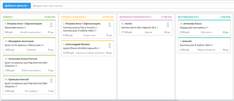 Как выглядит CRM-система