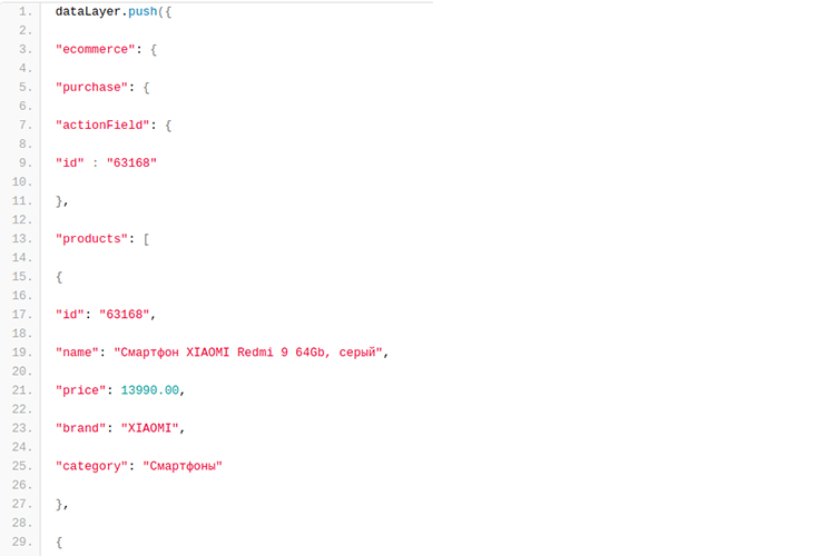 Добавление товара в корзину