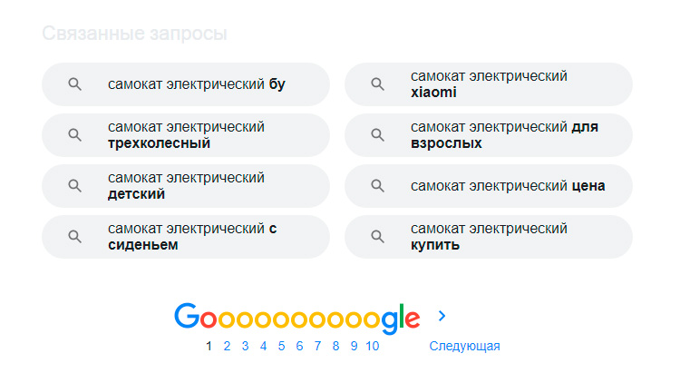 Связанные запросы